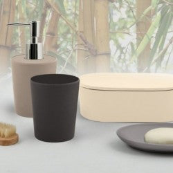 Spirella Soap Dish Bamboo Fibers TAKEO Sand