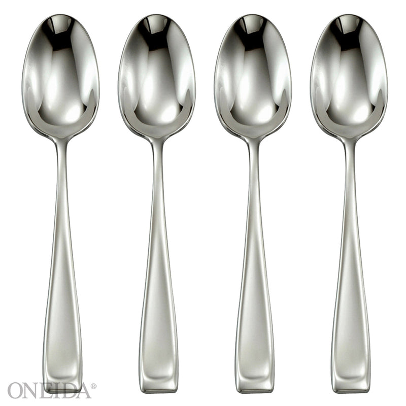 Oneida Moda Fine Flatware Dinner Spoon, Set of 4