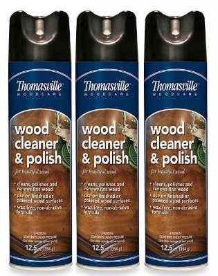 Thomasville  3 PACK Wood Cleaner & Polish in 12 oz VALUE PACK